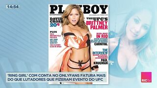 'Ring girl' com conta no Onlyfans fatura mais do que lutadores que fizeram evento do UFC