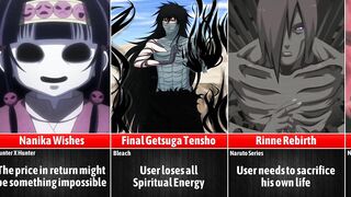 Anime Powers and Forms with Big Risks I Anime Senpai Comparisons