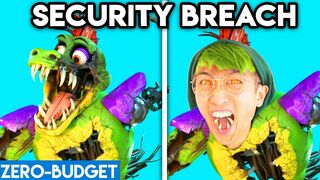 FNAF SECURITY BREACH WITH ZERO BUDGET! (FUNNY MONTY GATOR FIVE NIGHTS AT FREDDY'S LANKYBOX PARODY)