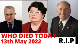 Top Famous Celebrity Who Died Today on 13th of May 2022 Part 2 ???????????? | R.I.P |  Stars Rip Deaths News