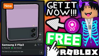 FREE ACCESSORY! HOW TO GET Z Flip3! (ROBLOX Samsung Superstar Galaxy Event)