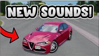 NEW SOUNDS FOR THE ALFA ROMEO GLULIA | Roblox Greenville