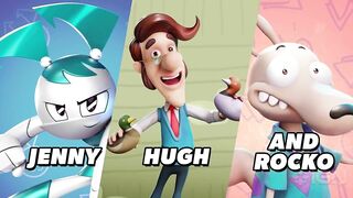 Nickelodeon All-Star Brawl - Official Jenny, Hugh Neutron & Rocko Reveal Trailer