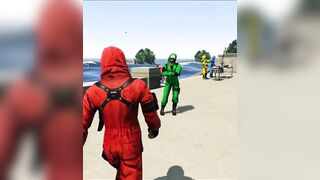 Green Criminals Challenge Red Criminal For Collection Versus ???? #shorts