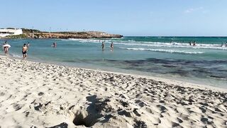 IBIZA Beach Summer -  Beautifu Beach of Nissi Top 10 Beaches Walking 4k