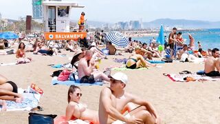 Barcelona beach walk / beach Sant Sebastia ????????????️Spain best beaches