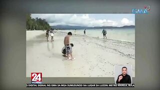 Sandamakmak na dikya, nagkalat sa white sand beach ng Boracay | 24 Oras Weekend