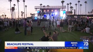 Concertgoers beat the heat at Redondo Beach music festival