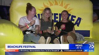 Concertgoers beat the heat at Redondo Beach music festival