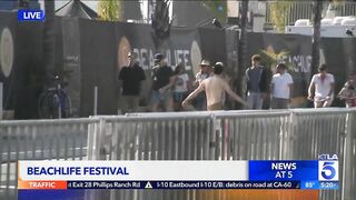 Concertgoers beat the heat at Redondo Beach music festival