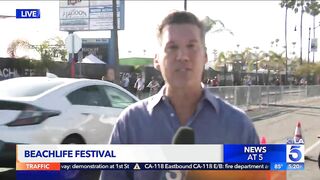 Concertgoers beat the heat at Redondo Beach music festival