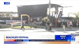 Concertgoers beat the heat at Redondo Beach music festival