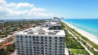 Miami Beach building collapse On June 24, 2021. This place now on May 2022. Aerial Footage 4K