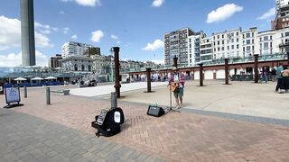 Amazing Song & Lyrics! Musician Morgan Edmonds Brighton Beach Busking ! Check Playlist for + videos!