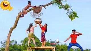 Must Watch New Funny Video New Comedy Video 2022 Try To Not Laugh Epi 07 By Bihari Funny Tv