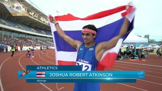 Thailand’s Joshua Atkinson comes from nowhere to win Men’s 400m Gold! | Athletics | SEA Games 2021