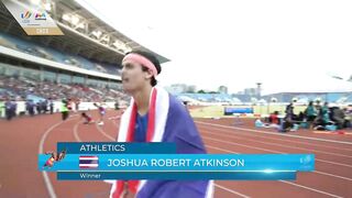 Thailand’s Joshua Atkinson comes from nowhere to win Men’s 400m Gold! | Athletics | SEA Games 2021