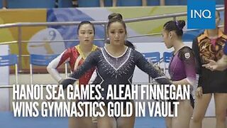 Hanoi SEA Games: Aleah Finnegan wins gymnastics gold in vault