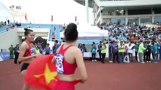 Vietnam’s Nguyễn Thị Huyền wins her 4th straight Women’s 400m SEA Games Gold | Athletics