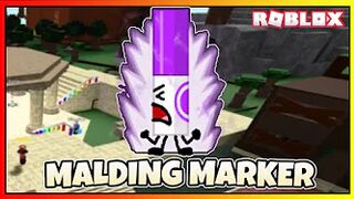 How to get the "MALDING MARKER" BADGE in FIND THE MARKERS || Roblox