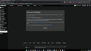 I Was BANNED FROM ROBLOX FOREVER! (-100,000R$????)