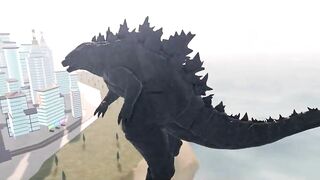 Godzilla 2021 Vs Final Wars Godzilla Epic War! | Kaiju Universe Roblox