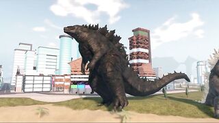 Godzilla 2021 Vs Final Wars Godzilla Epic War! | Kaiju Universe Roblox