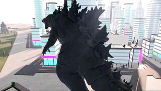 Godzilla 2021 Vs Final Wars Godzilla Epic War! | Kaiju Universe Roblox