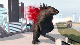 Godzilla 2021 Vs Final Wars Godzilla Epic War! | Kaiju Universe Roblox