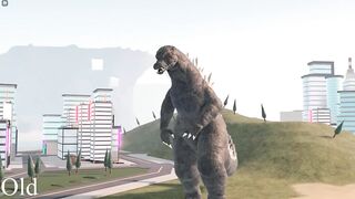 Final Wars Godzilla Old Vs New Rework | Kaiju Universe Roblox