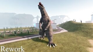 Final Wars Godzilla Old Vs New Rework | Kaiju Universe Roblox