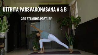 Utthita Parsvakonasana || Ashtanga Yoga || 3rd posture of Standing Sequence