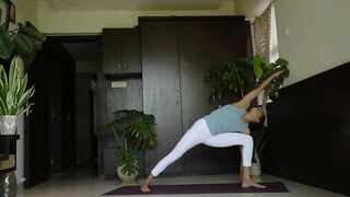 Utthita Parsvakonasana || Ashtanga Yoga || 3rd posture of Standing Sequence