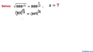 Mathematical Challenge| Learn how to Solve Exponential Radical Equation | Math Olympiad Training