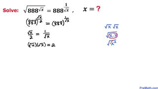 Mathematical Challenge| Learn how to Solve Exponential Radical Equation | Math Olympiad Training