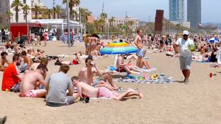 Beach Sant Miquel/ Barcelona beach walk 2022????????????️Spain best beaches