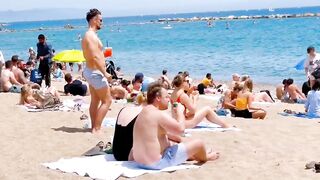 Beach Sant Miquel/ Barcelona beach walk 2022????????????️Spain best beaches