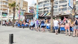 BENIDORM ???????? SUNNY LEVANTE BEACH MAY 2022 Costa Blanca SPAIN Walking 4K