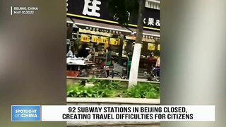 92 subway stations in Beijing closed, creating travel difficulties for citizens