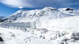 Summer Snowdrifts in Norway - Travel Guide, 4k