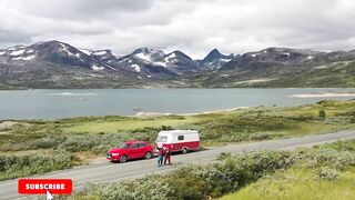 Summer Snowdrifts in Norway - Travel Guide, 4k