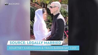 Kourtney Kardashian and Travis Barker Are Legally Married | PEOPLE