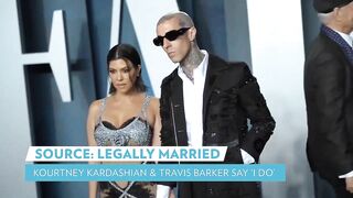 Kourtney Kardashian and Travis Barker Are Legally Married | PEOPLE