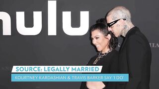 Kourtney Kardashian and Travis Barker Are Legally Married | PEOPLE