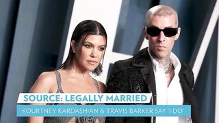 Kourtney Kardashian and Travis Barker Are Legally Married | PEOPLE