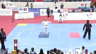 Thai coach forfeits gold medal bout with Singapore & shows judge the ???? | Pencak Silat SEA Games 2021