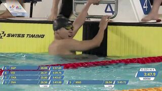 Highlights - Men's 4x100m Medley Relay Final | Swimming | SEA Games 2021