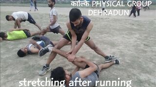 stretching after running /best stretching/running stretching/Kalki physical group dehradun