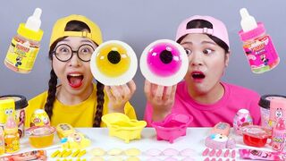 Pink Dessert VS Yellow Dessert Challenge DONA