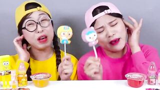 Pink Dessert VS Yellow Dessert Challenge DONA